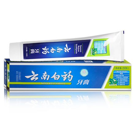 云南白药 薄荷清爽型牙膏 210克